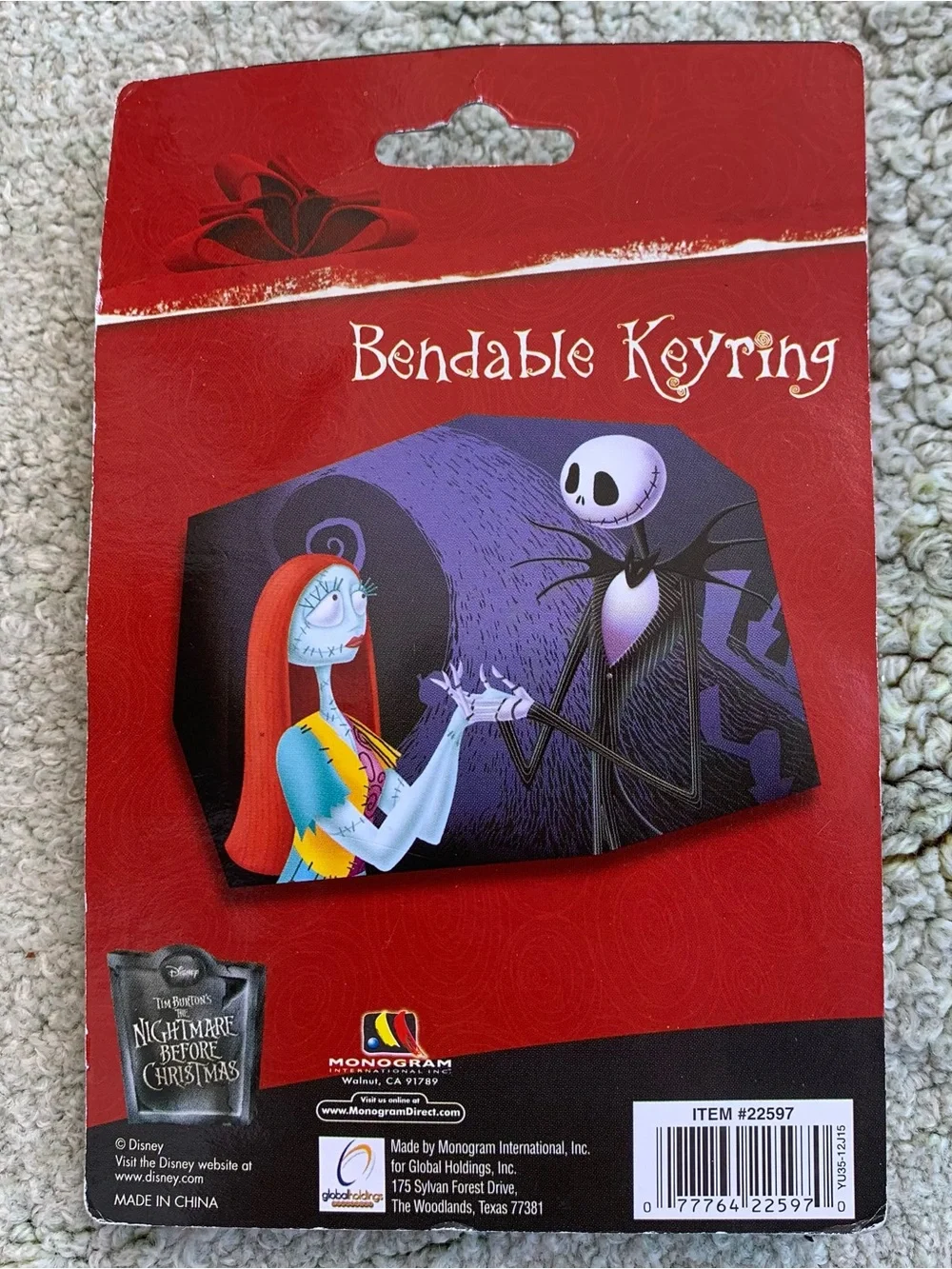 Nightmare Before Christmas monogram merchandise spooky